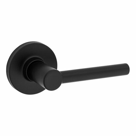 SAFELOCK Reminy Lever Round Rose Half Dummy Matte Black Finish SL7000RELRDT-514